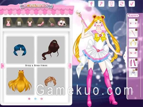 芭比美少女戰士（Barbie Sailor Moon）遊戲圖