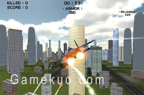 3D城市空戰（Air War 3d City Warfare）遊戲圖