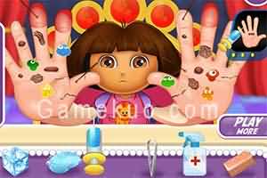 dora治療手傷（Dora Hand Doctor）遊戲圖一