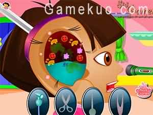 Dora看耳科醫生（Dora Ear Doctor）遊戲圖