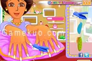 朵拉幫媽媽美甲（Dora Hand Spa For Mom）遊戲圖