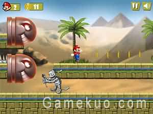 瑪莉歐埃及之旅（Mario Egypt Run）遊戲圖