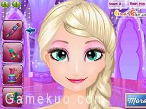 艾莎的臉部彩繪（Elsa Face Art）遊戲圖