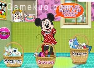 米妮洗衣服（Minnie Mouse Washing Clothes）遊戲圖