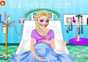 艾莎緊急產檢（Elsa Emergency Birth）遊戲圖