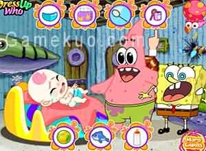 海綿寶寶派大星照顧嬰兒（Spongebob Patrick Babysit）遊戲圖