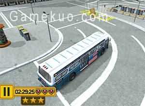 美國大巴士停車（American Bus 3d Parking）遊戲圖