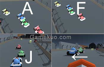 3D雙人趣味賽車-遊戲圖