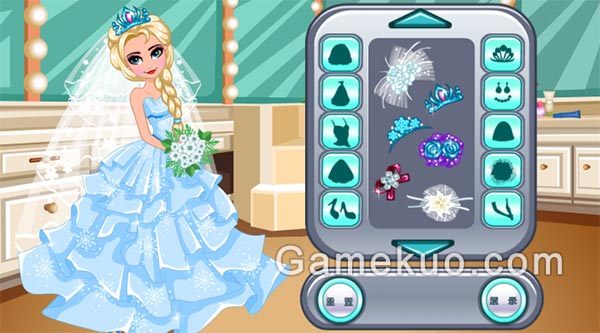 冰雪女王婚禮裝遊戲圖