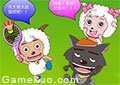 喜羊羊打羽毛球雙人版