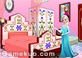 冰雪女王佈置房間