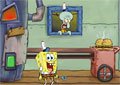 海綿寶寶加工漢堡