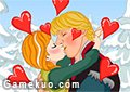 冰雪奇緣安娜接吻