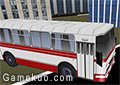 3D城市巴士停靠