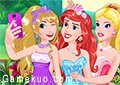 迪士尼公主自拍照