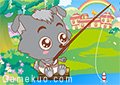 小灰灰釣魚魚