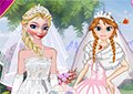 冰雪奇緣新娘婚禮裝扮