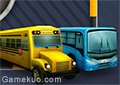 3D公共巴士停車場