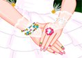精靈芭比新娘美甲